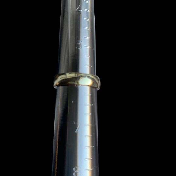 Clear Cubic Zirconia & Gold Plated Unisex Fashion Ring Woman’s Jewelry Mens Ring - Picture 5 of 5